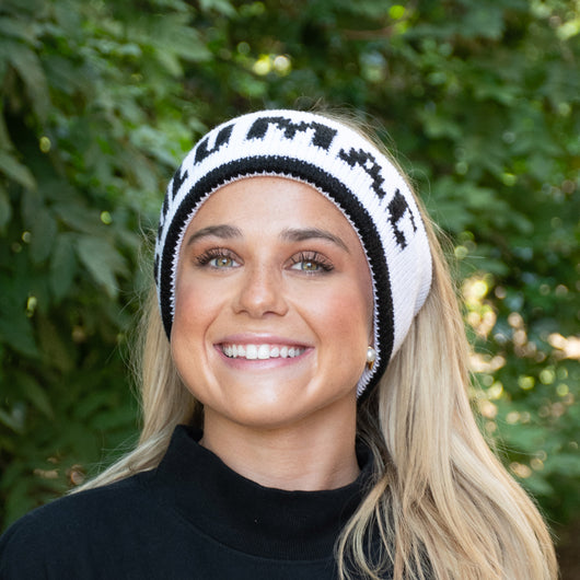 LM-HW-1001 LULU MAC KNIT HEADWRAP WHITE