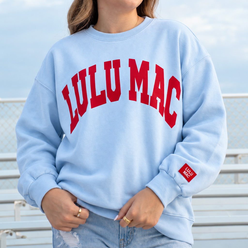 LM-SW-1007 Light Blue/Red Puff