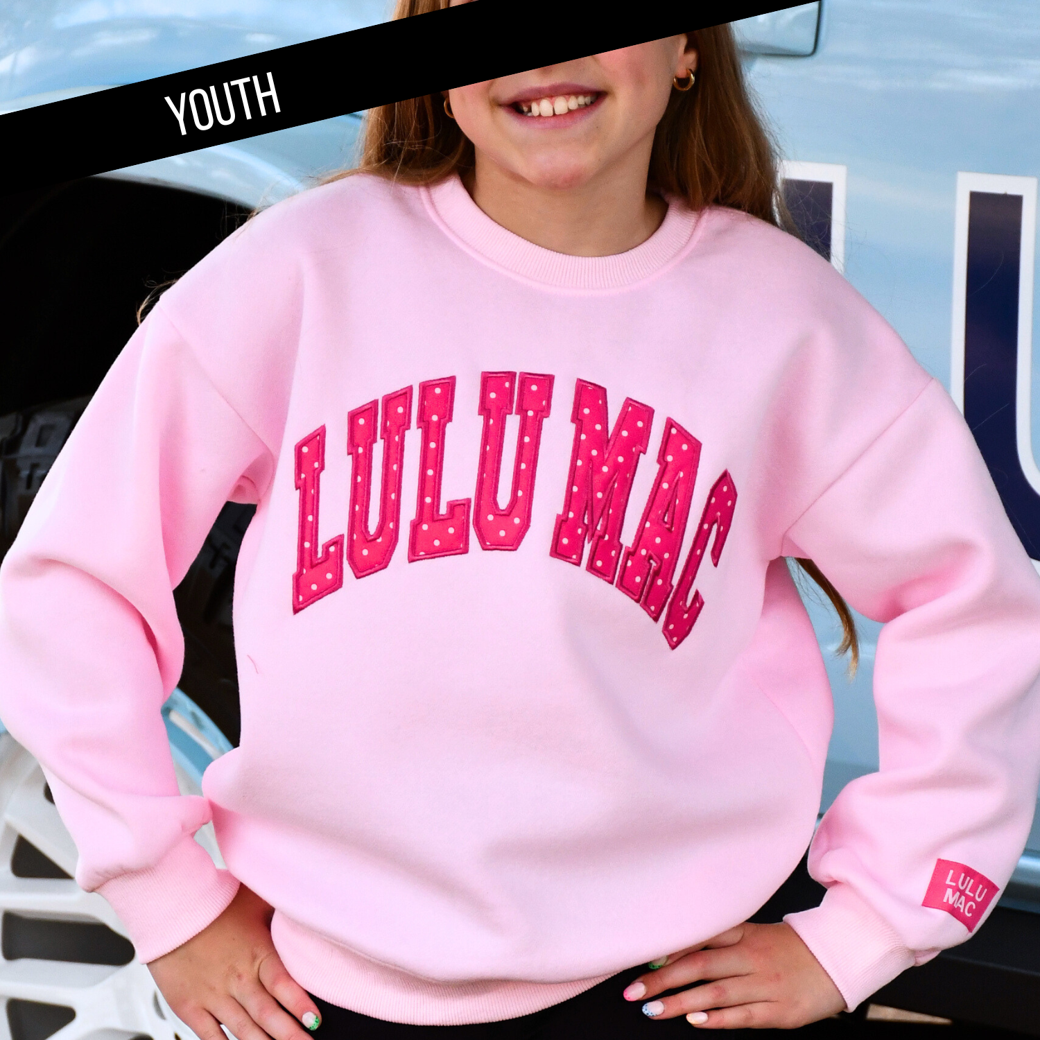 KD-SW-1008-PD Light Pink/Hot Pink Polka Dot- Stitch