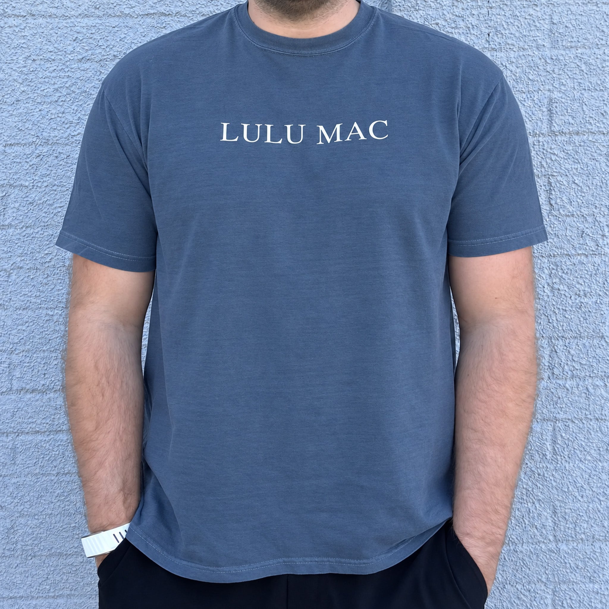 LM-TS-1023 Logo Adult Blue Jean Comfort Colors Tee
