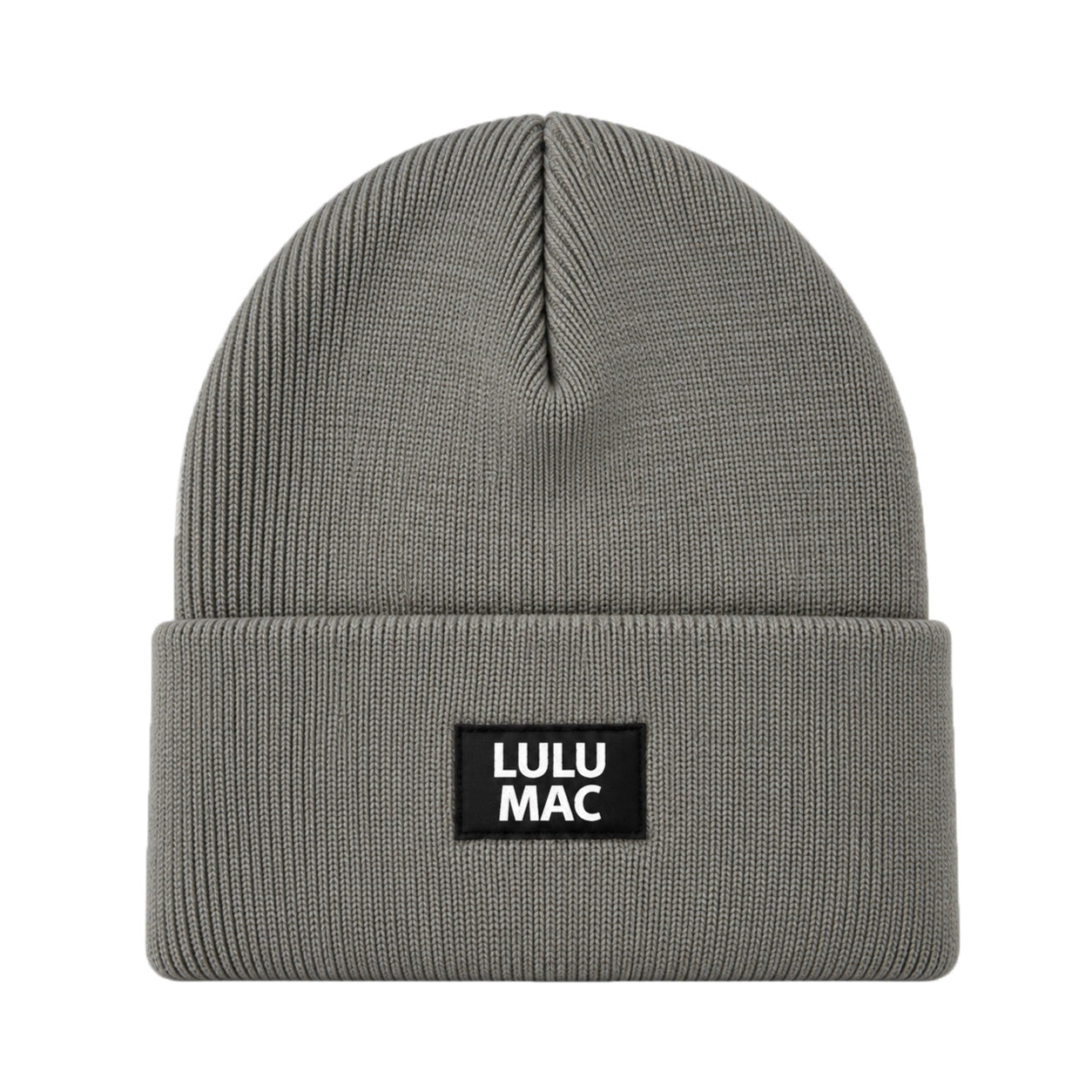 LM-BN-1005 LULU MAC PATCH BEANIE LT. GREY