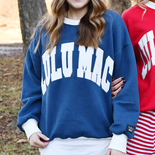 LM-SW-1002 Color Block Navy/White - Stitch