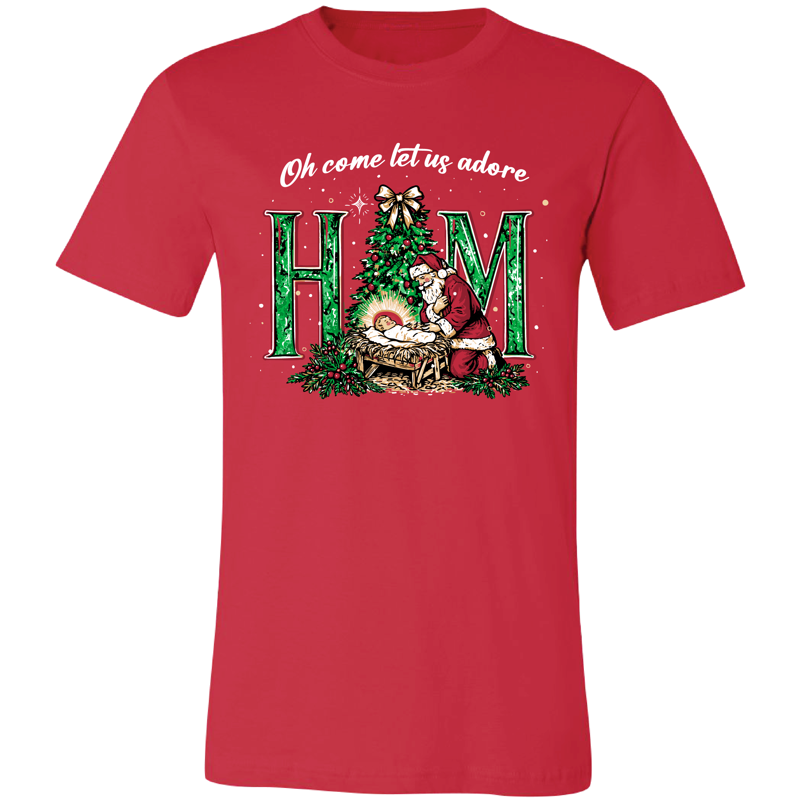 LM-295 Santa Adore Him - Red