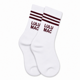 LM-SO-1001 Lulu Mac Socks Single Pair - MAROON