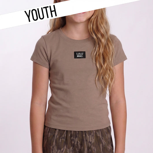 KD-TP1000 Kids Baby Doll Top - Dk Taupe