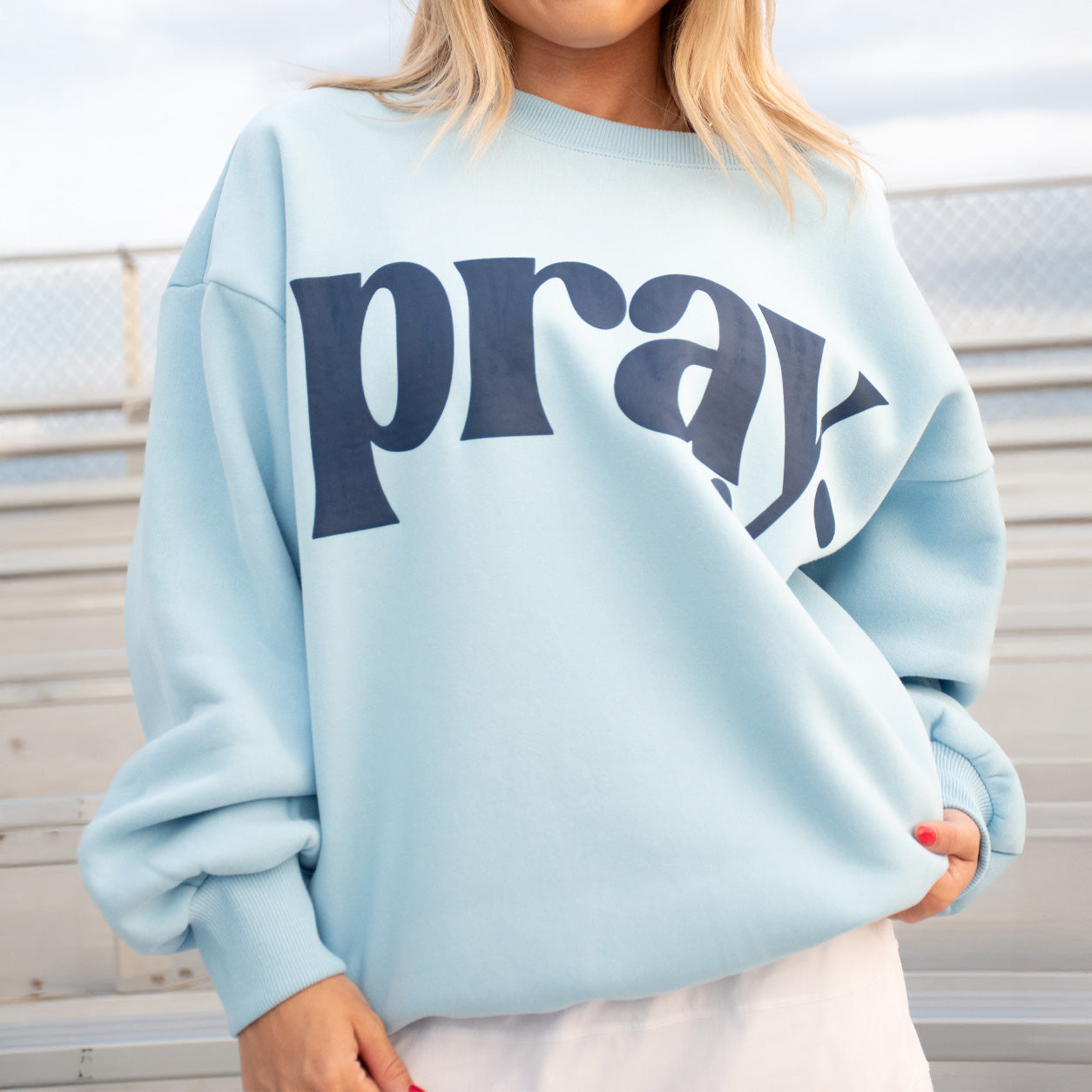 LM-SW-1016 Light Blue/Navy Pray Puff