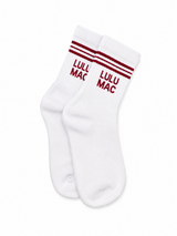 LM-SO-1001 Lulu Mac Socks Single Pair - CRIMSON